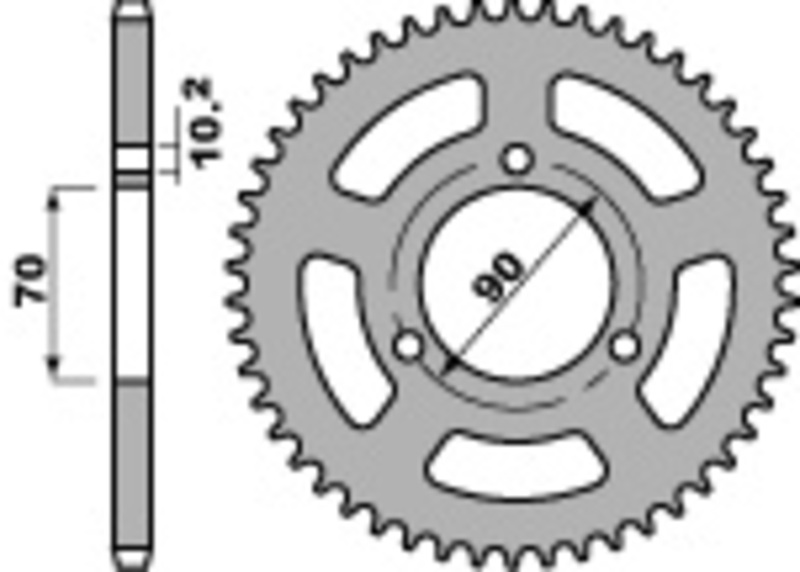 Couronne PBR acier standard 239 - 420 