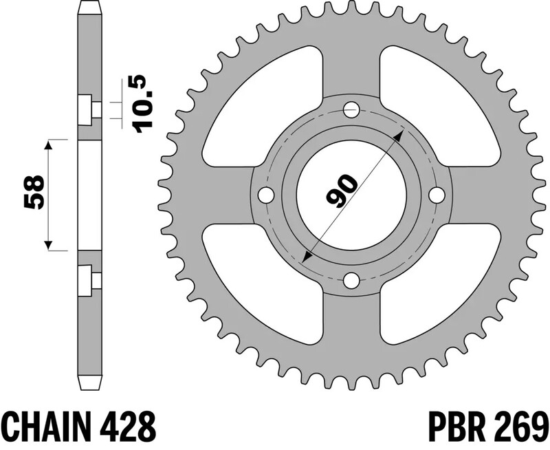 Couronne PBR Acier Standard - 428 