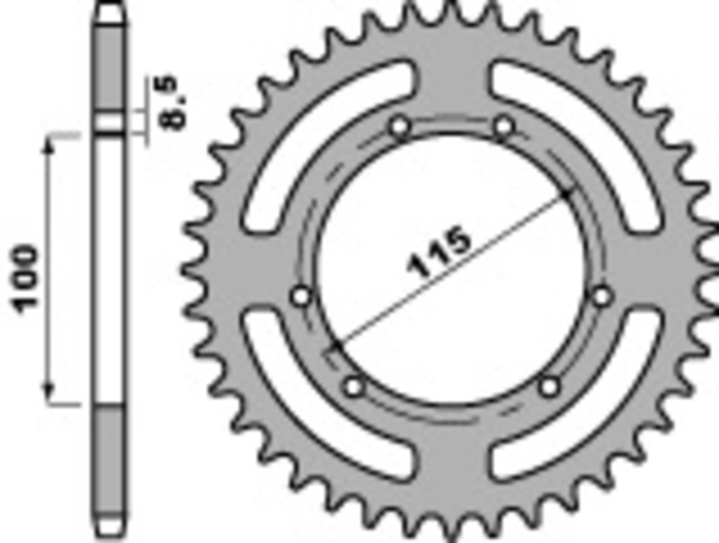 Couronne PBR acier standard 4391 - 420 