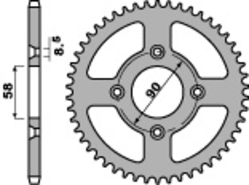 Couronne PBR acier standard 4463 - 420 