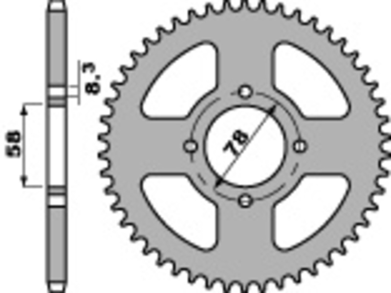 Couronne PBR acier standard 810 - 428 