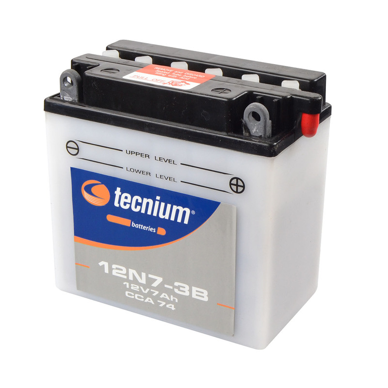 Batterie TECNIUM conventionnelle avec pack acide - 12N7-3B 