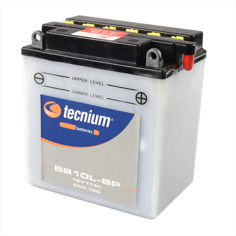 Batterie TECNIUM conventionnelle avec pack acide - BB10L-BP 