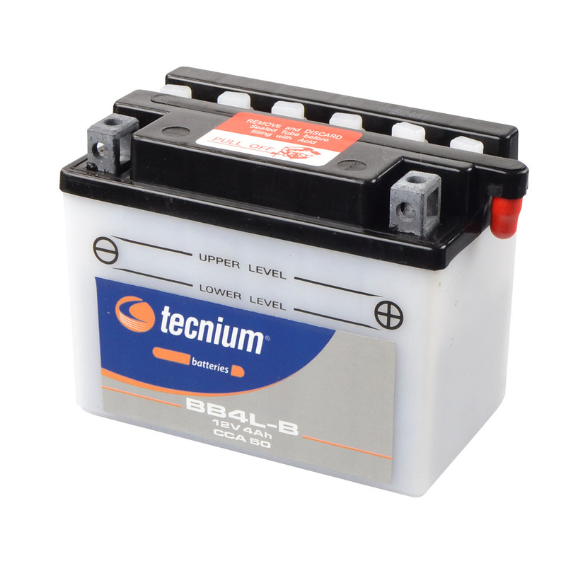 Batterie TECNIUM conventionnelle avec pack acide - BB4L-B 