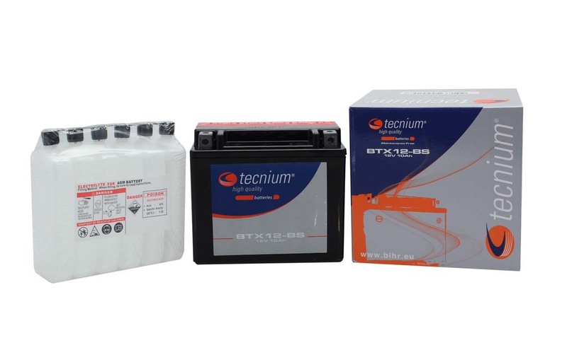 Batterie TECNIUM sans entretien avec pack acide - BTX14-BS 