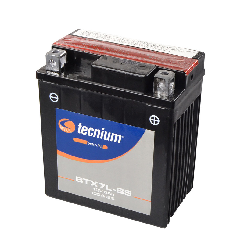 Batterie TECNIUM sans entretien avec pack acide - BTX7L-BS 