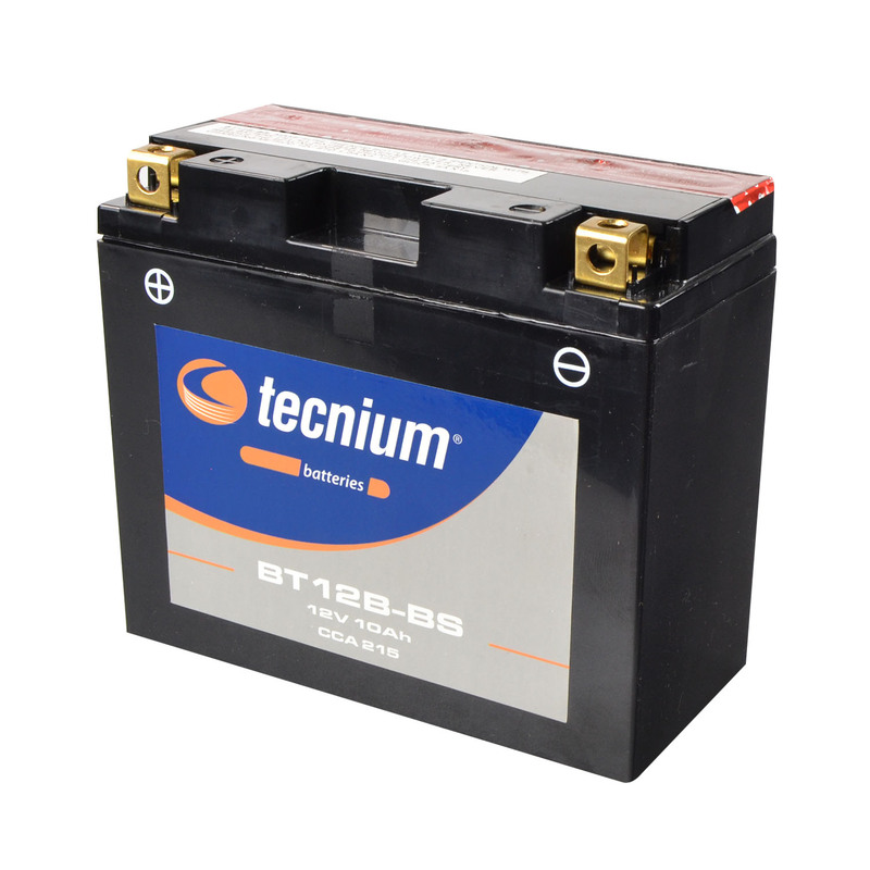 Batterie TECNIUM sans entretien avec pack acide - BT12B-BS 