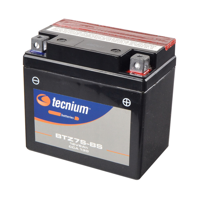 Batterie TECNIUM sans entretien avec pack acide - BTZ7S-BS 