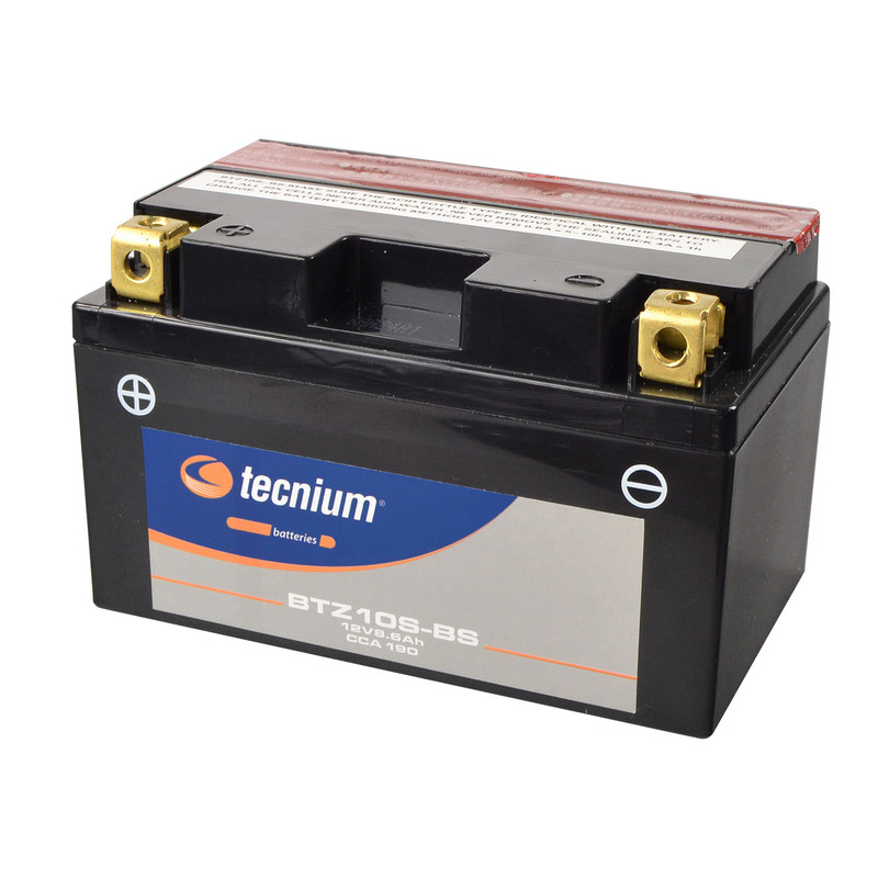 Batterie TECNIUM sans entretien avec pack acide - BTZ10S-BS 