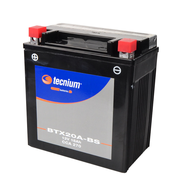 Batterie TECNIUM sans entretien avec pack acide - BTX20A-BS 