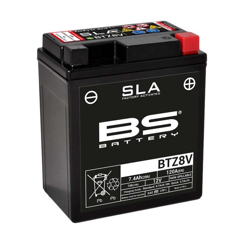 Batterie BS BATTERY SLA sans entretien activé usine - BTZ8V 