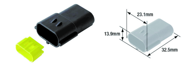 Connectique électrique mâle étanche TOURMAX type 070 (FRA) 