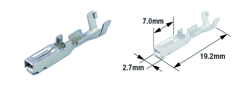 Cosse femelle électrique TOURMAX type 070 (FRY) 