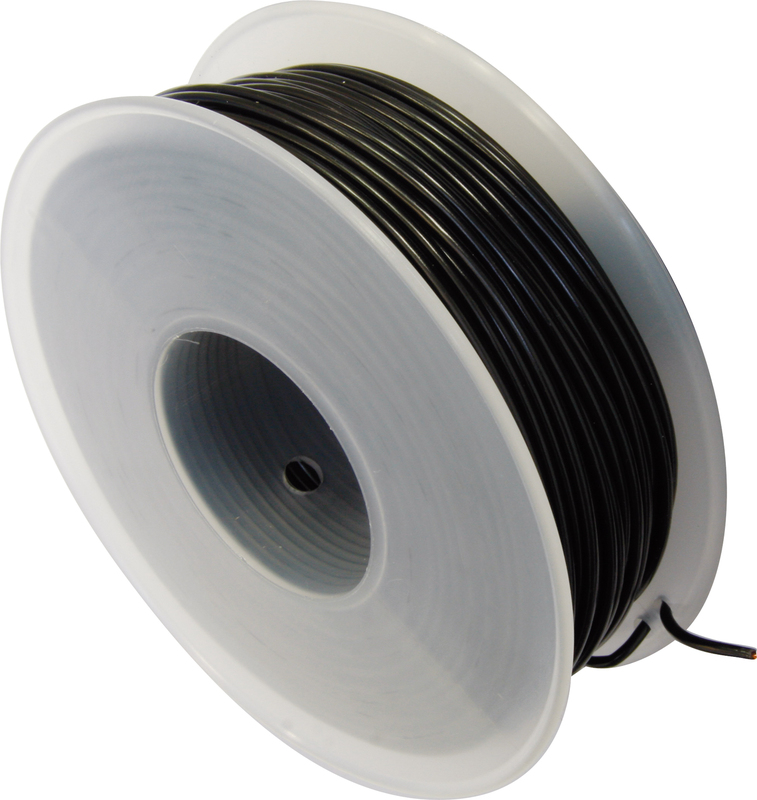 Câble électrique BIHR 1mm² - 25m - Noir 