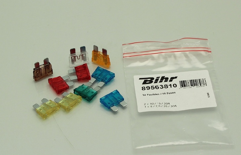 Mini-fusibles BIHR 10pcs 