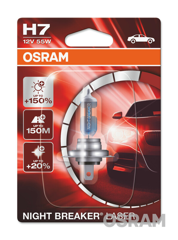 Ampoule OSRAM Night Breaker Laser H7 12V 55W - x1 