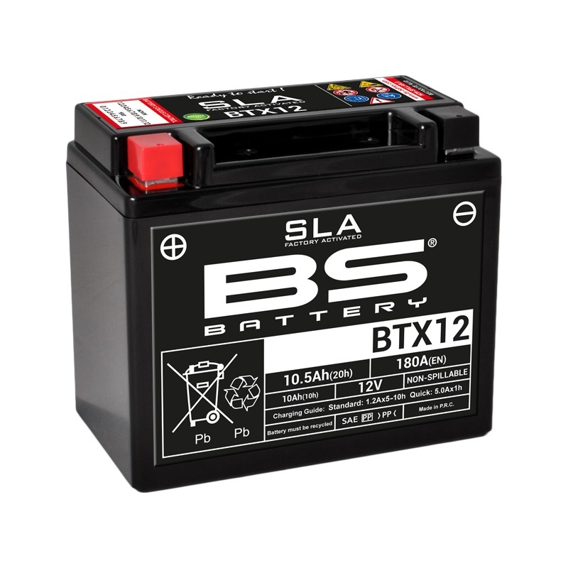 Batterie BS BATTERY SLA sans entretien activé usine - BTX12 