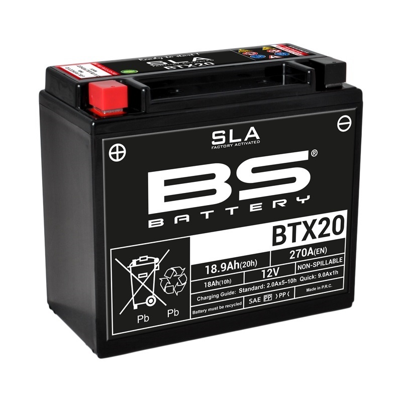 Batterie BS BATTERY SLA sans entretien activé usine - BTX20H 