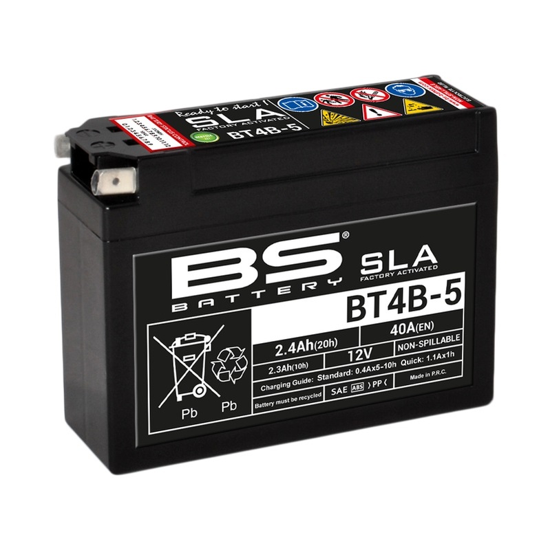 Batterie BS BATTERY SLA sans entretien activé usine - BT4B-5 