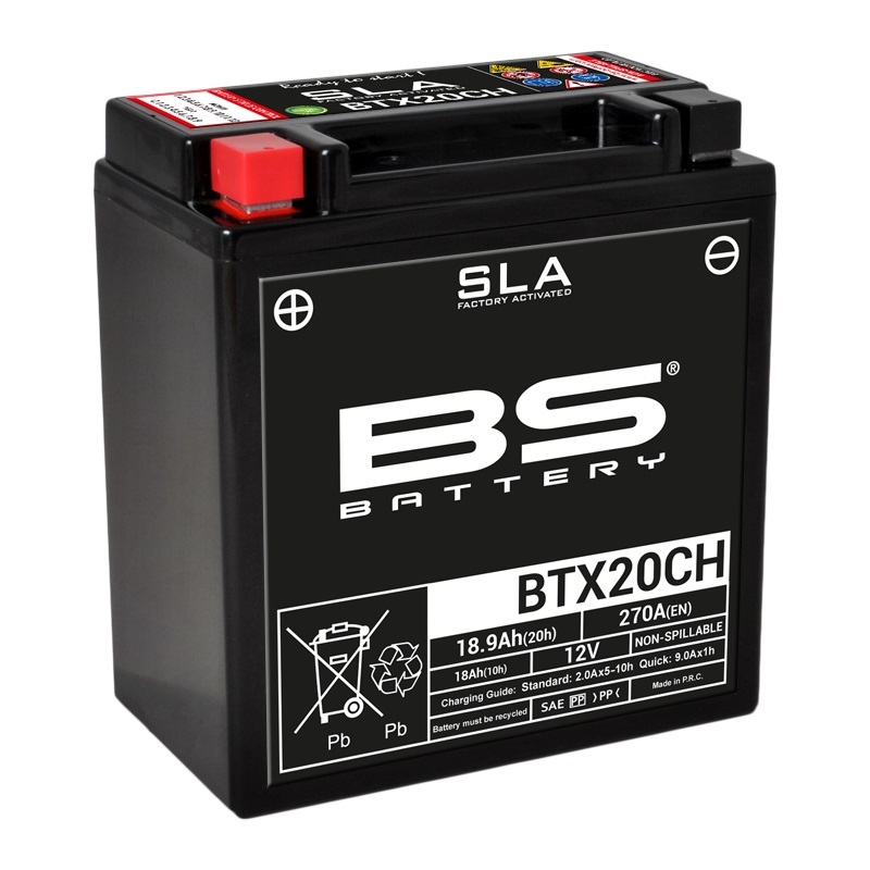 Batterie BS BATTERY SLA sans entretien activé usine - BTX20CH 