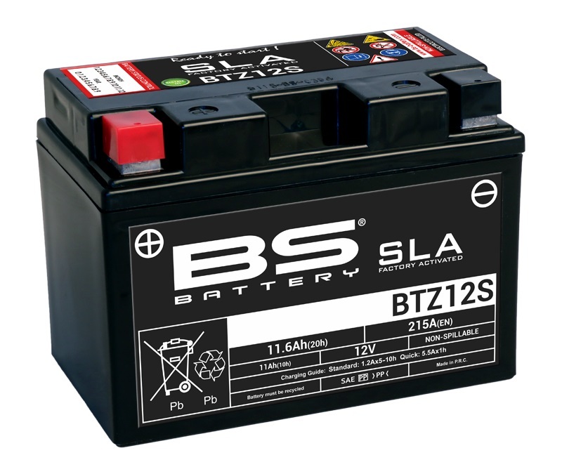 Batterie BS BATTERY SLA sans entretien activé usine - BTZ12S 