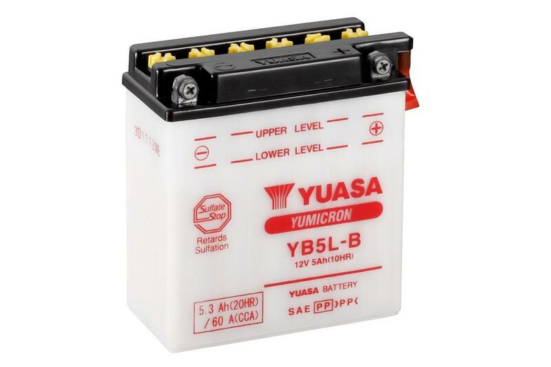 Batterie YUASA conventionnelle avec pack acide - YB5L-B 