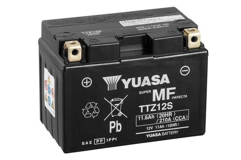 Batterie YUASA sans entretien avec pack acide - TTZ12S 