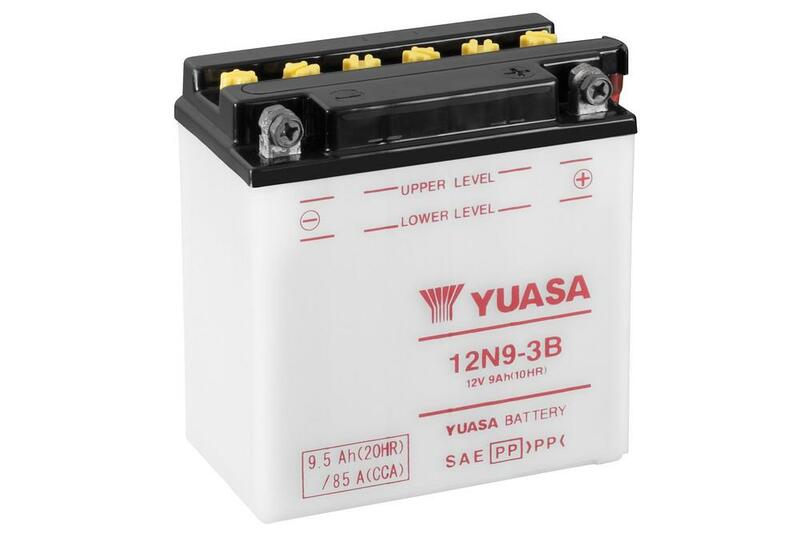 Batterie YUASA conventionnelle sans pack acide - 12N9-3B 
