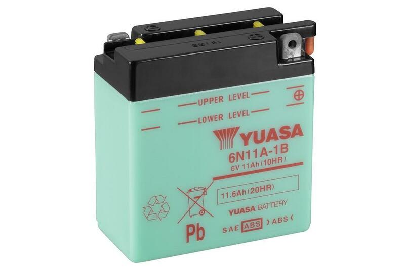 Batterie YUASA conventionnelle sans pack acide - 6N11A-1B 