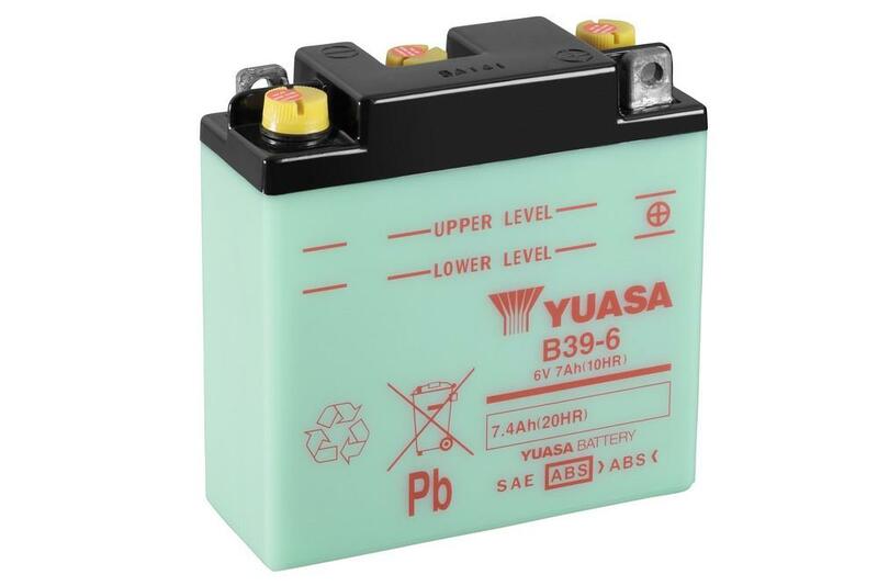 Batterie YUASA conventionnelle sans pack acide - B39-6 