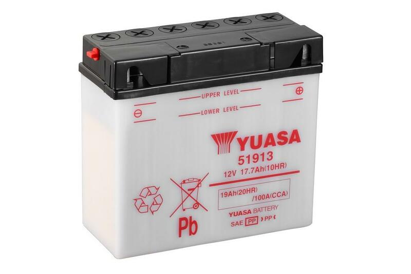 Batterie YUASA conventionnelle sans pack acide - 51913 