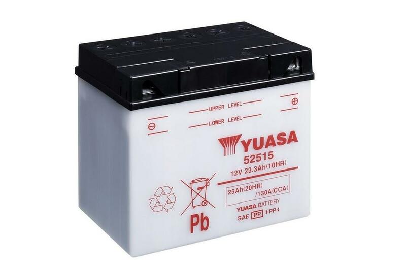 Batterie YUASA conventionnelle sans pack acide - 52515 