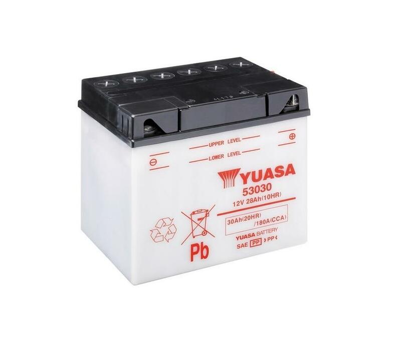 Batterie YUASA conventionnelle sans pack acide - 53030 