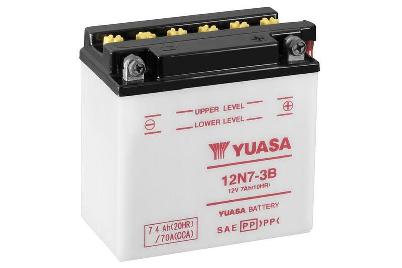 Batterie YUASA conventionnelle sans pack acide - 12N7-3B 