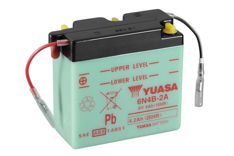 Batterie YUASA conventionnelle sans pack acide - 6N4B-2A 