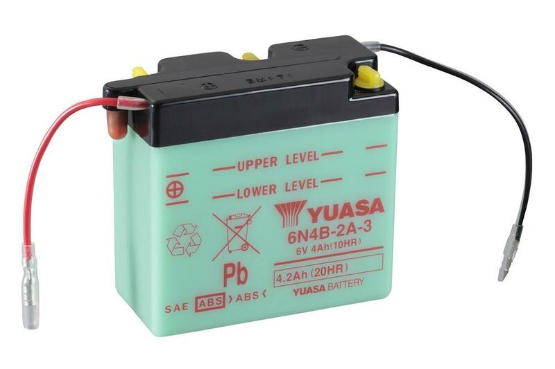 Batterie YUASA conventionnelle sans pack acide - 6N4B-2A-3 