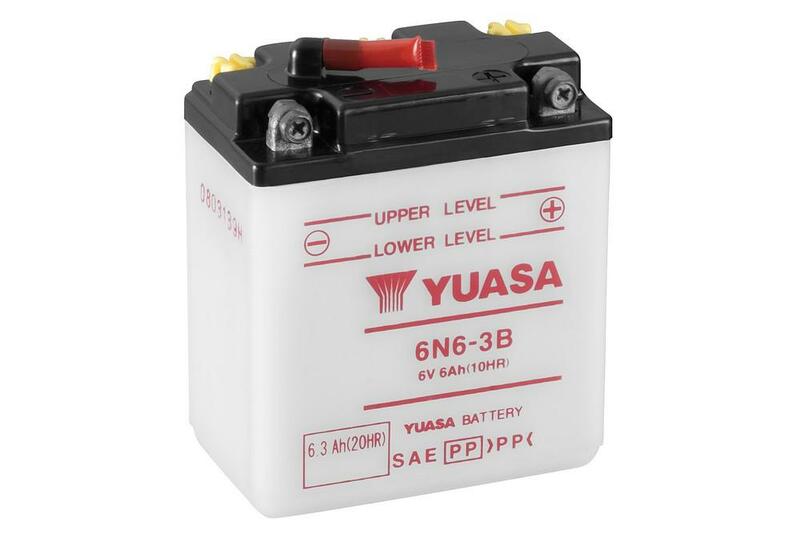 Batterie YUASA conventionnelle sans pack acide - 6N6-3B 