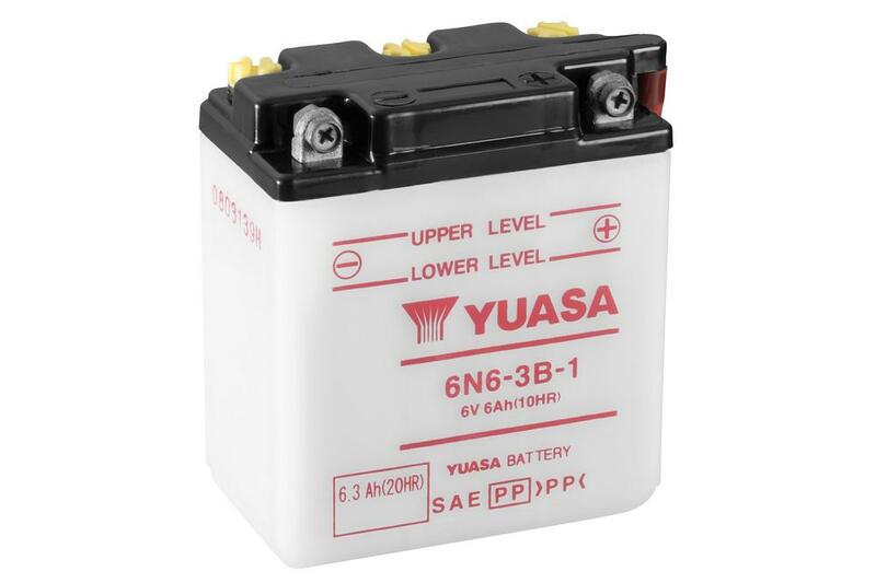 Batterie YUASA conventionnelle sans pack acide - 6N6-3B-1 