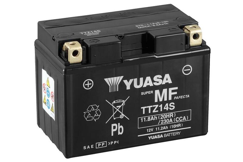 Batterie YUASA sans entretien avec pack acide - TTZ14S 