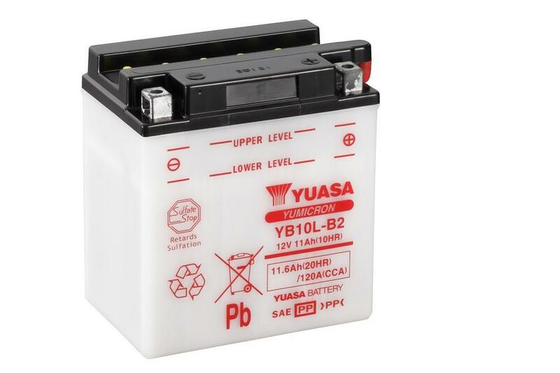 Batterie YUASA conventionnelle sans pack acide - YB10L-B2 