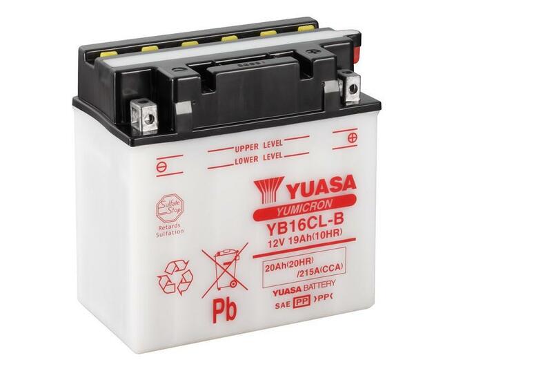 Batterie YUASA conventionnelle sans pack acide - YB16CL-B 
