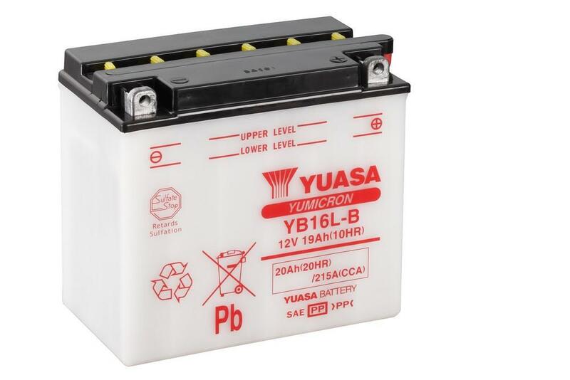 Batterie YUASA conventionnelle sans pack acide - YB16L-B 