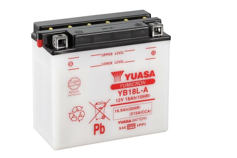 Batterie YUASA conventionnelle sans pack acide - YB18L-A 