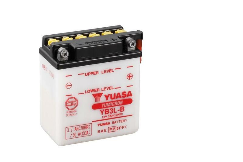 Batterie YUASA conventionnelle sans pack acide - YB3L-B 