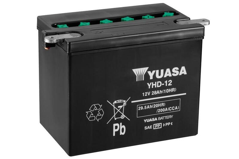 Batterie YUASA conventionnelle sans pack acide - YHD-12 