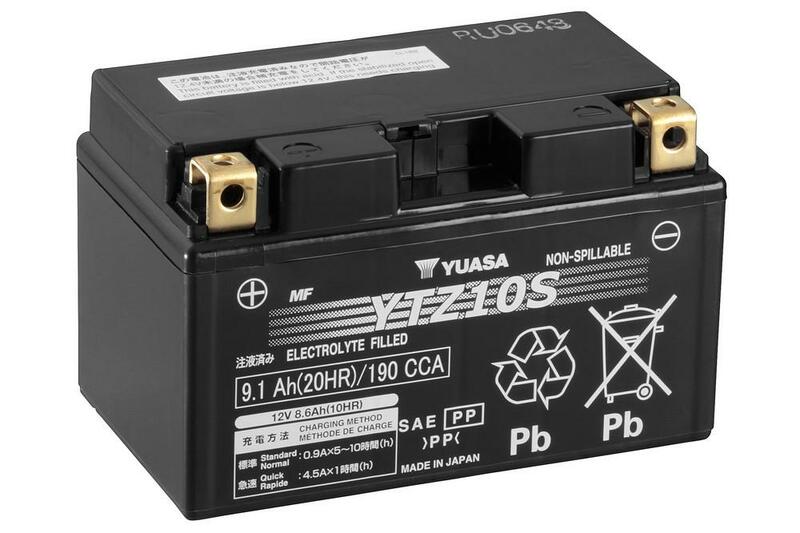 Batterie YUASA W/C sans entretien activé usine - YTZ10S 