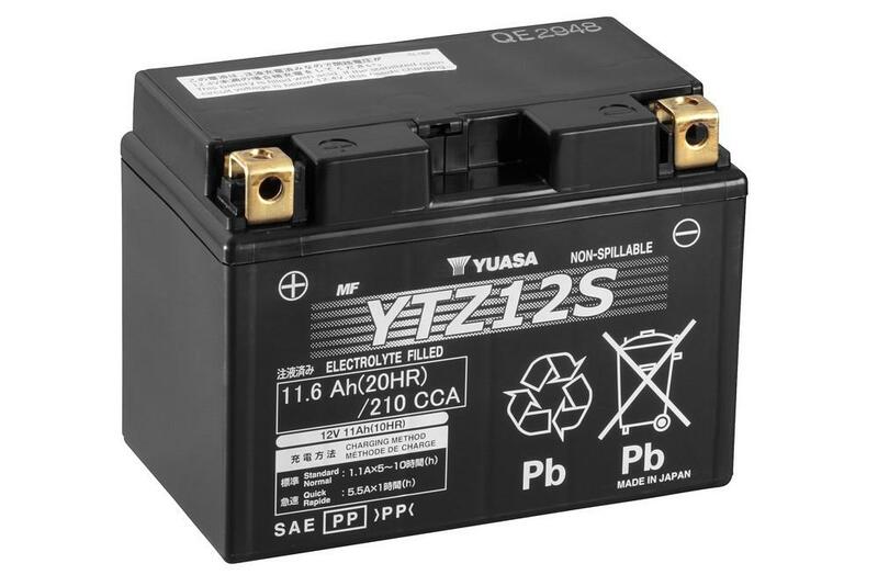 Batterie YUASA W/C sans entretien activé usine - YTZ12S 