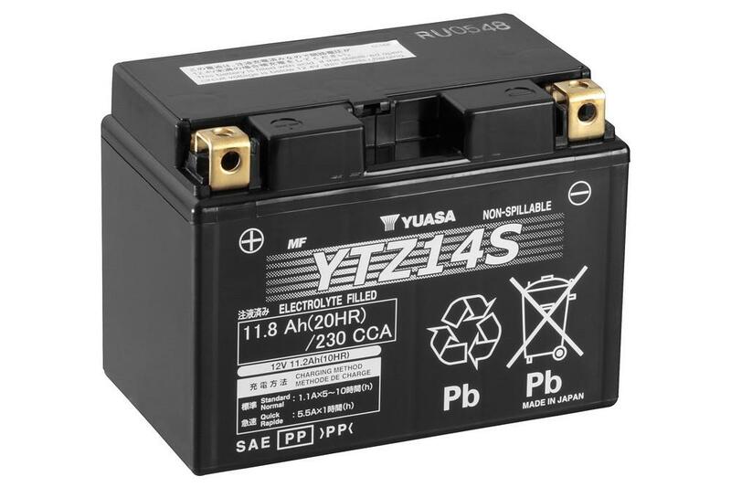 Batterie YUASA W/C sans entretien activé usine - YTZ14S 