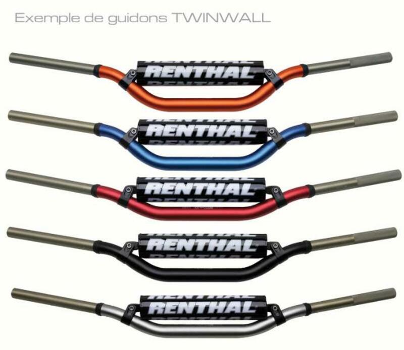 Guidon RENTHAL Twinwall 997 RC/Honda CRF/Kawasaki KX-KXF 