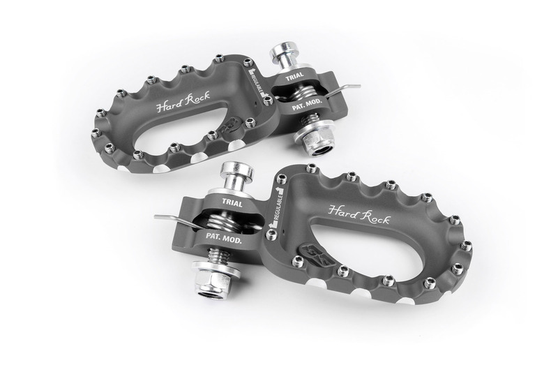 Repose-pieds S3 Hard Rock aluminium titane 